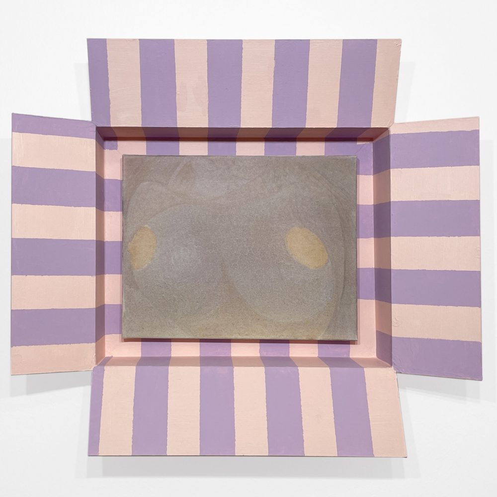 Liquid Dream, Watercolor on Canvas, 30 x 40 cm, framed 51 x 61 cm, 2023, 1.800€